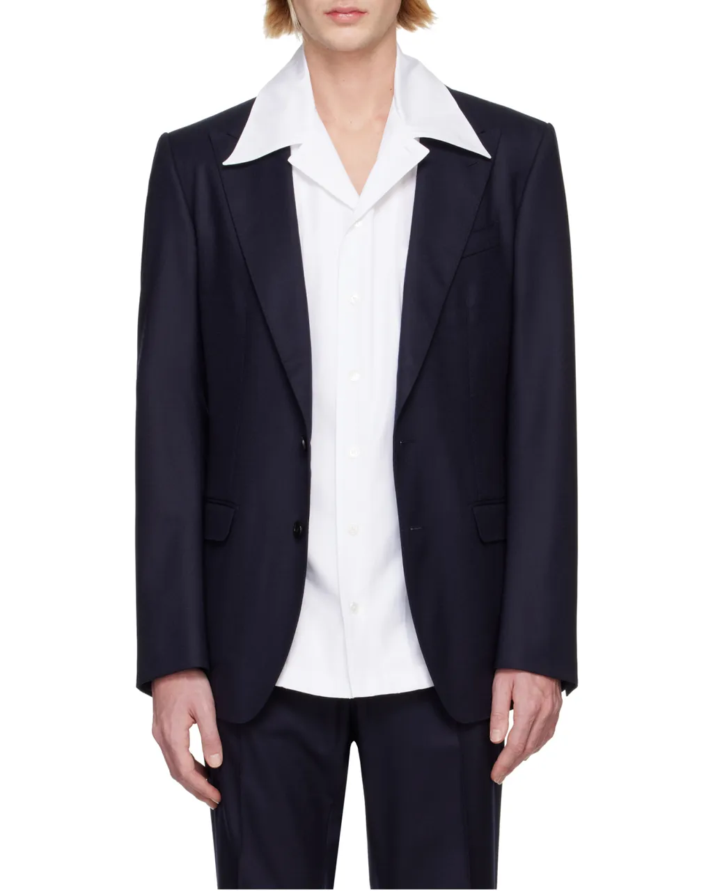 Single-Breasted Long-Sleeved Jacket
