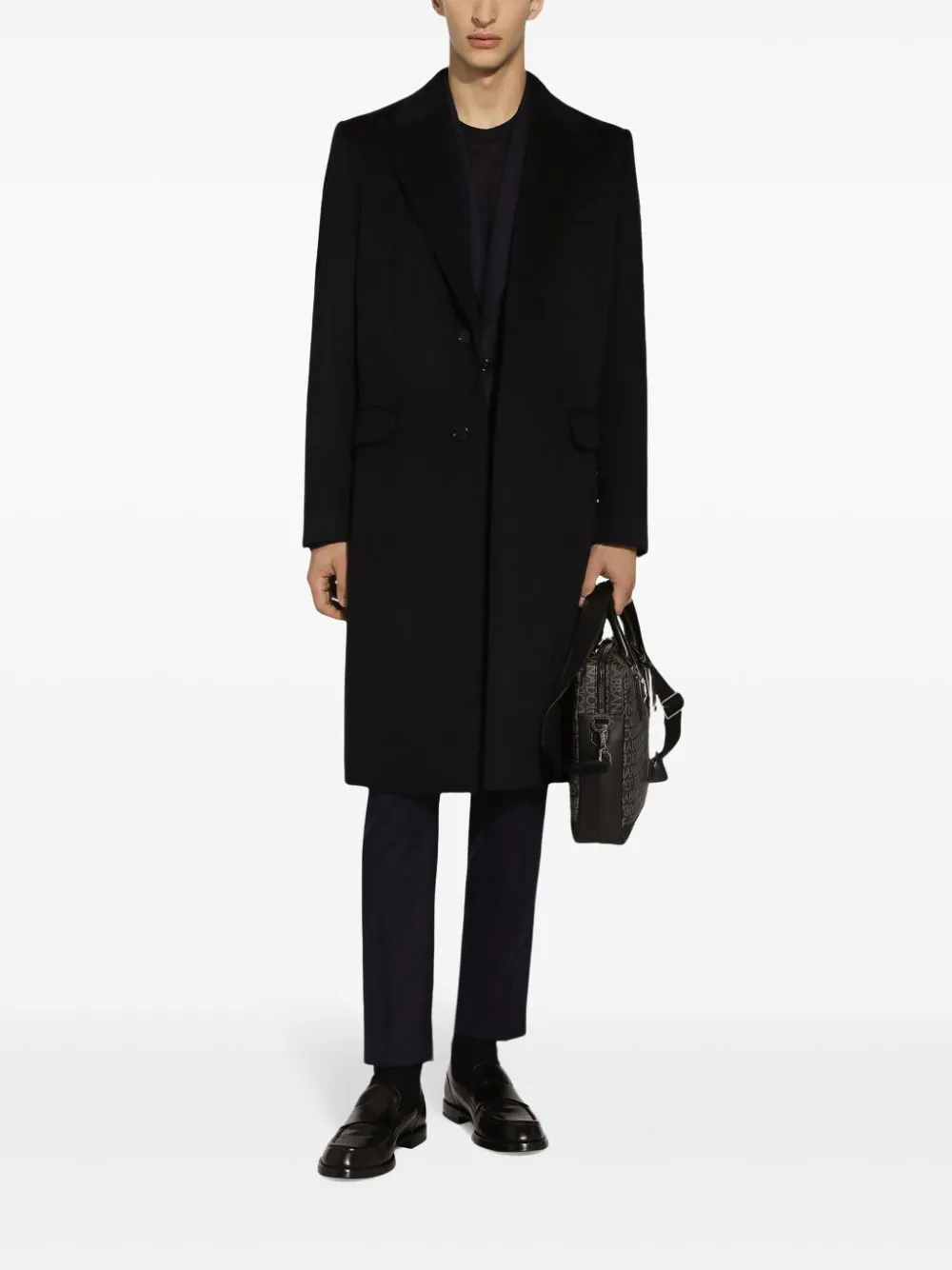 Straight-Leg Virgin Wool Trousers