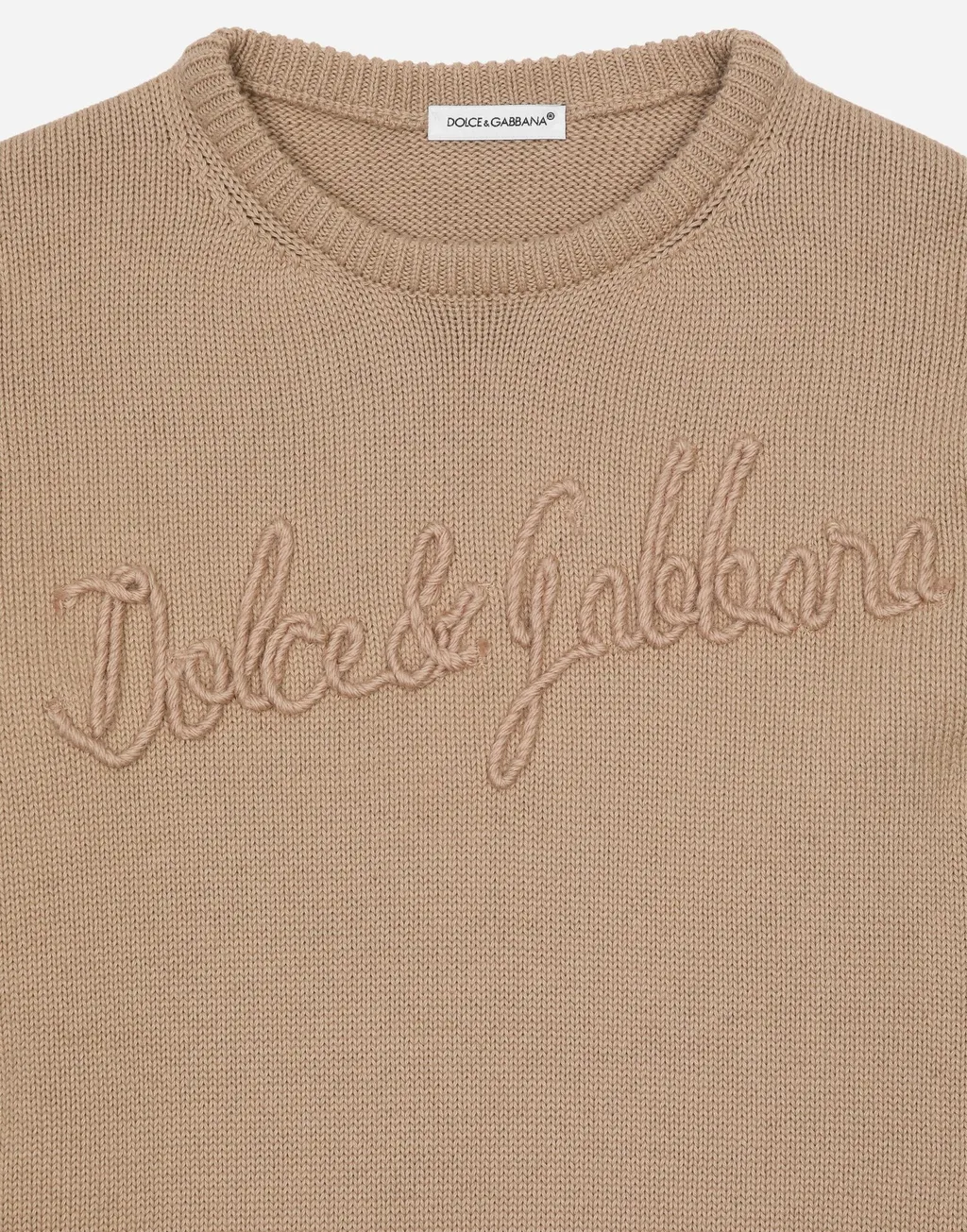 Logo Embroidered Knitted Pullover