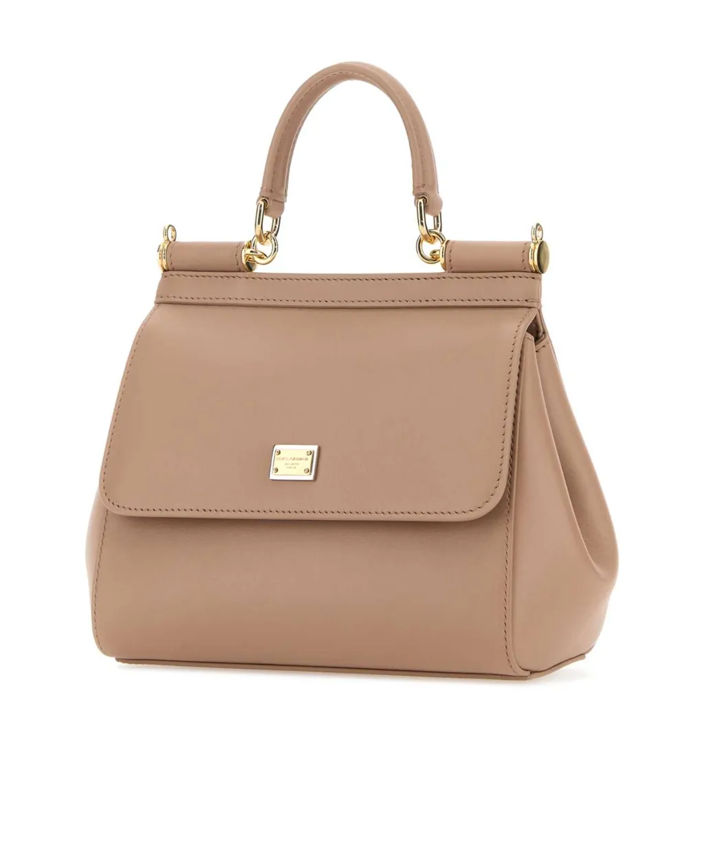Fold-Over Top Handle Bag
