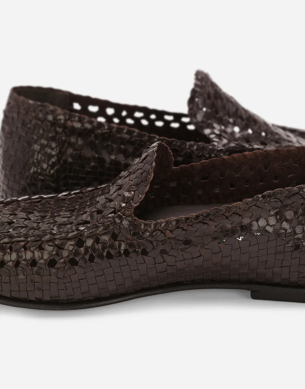 Hand-Woven Driver Loafers