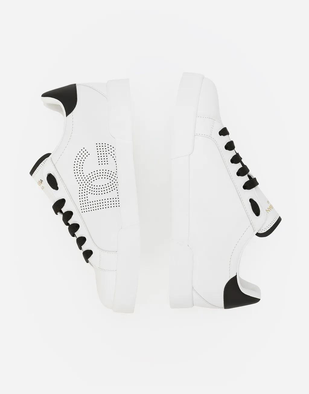 Portofino Dg Logo Perforated Sneakers