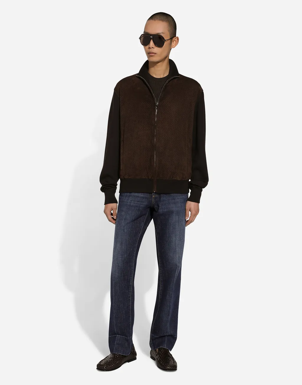 High Neck Zipped Jacket