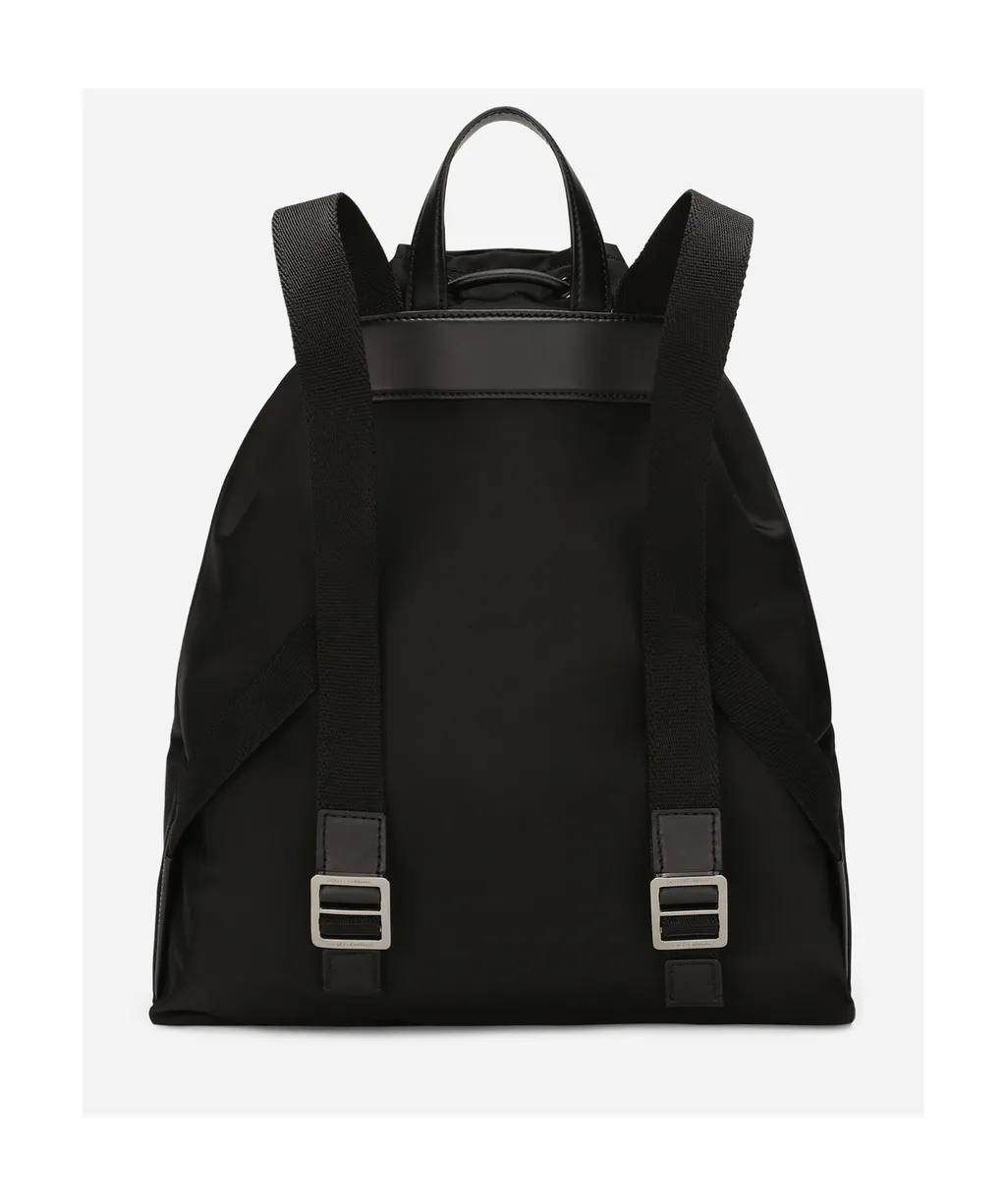 Logo Printed Drawstring Backpack