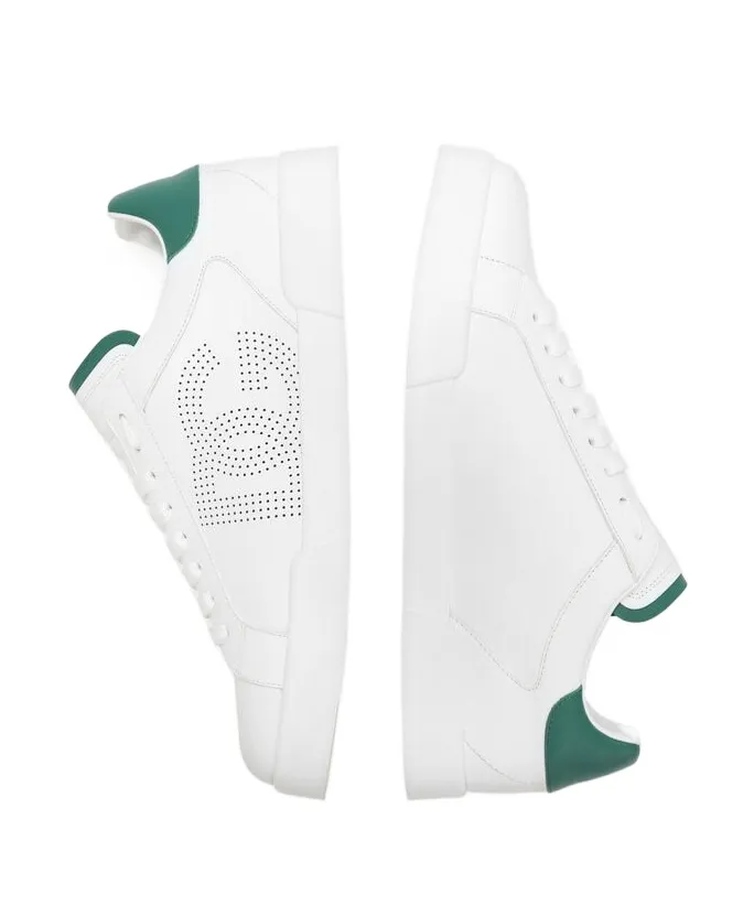 Portofino Dg Logo Perforated Sneakers
