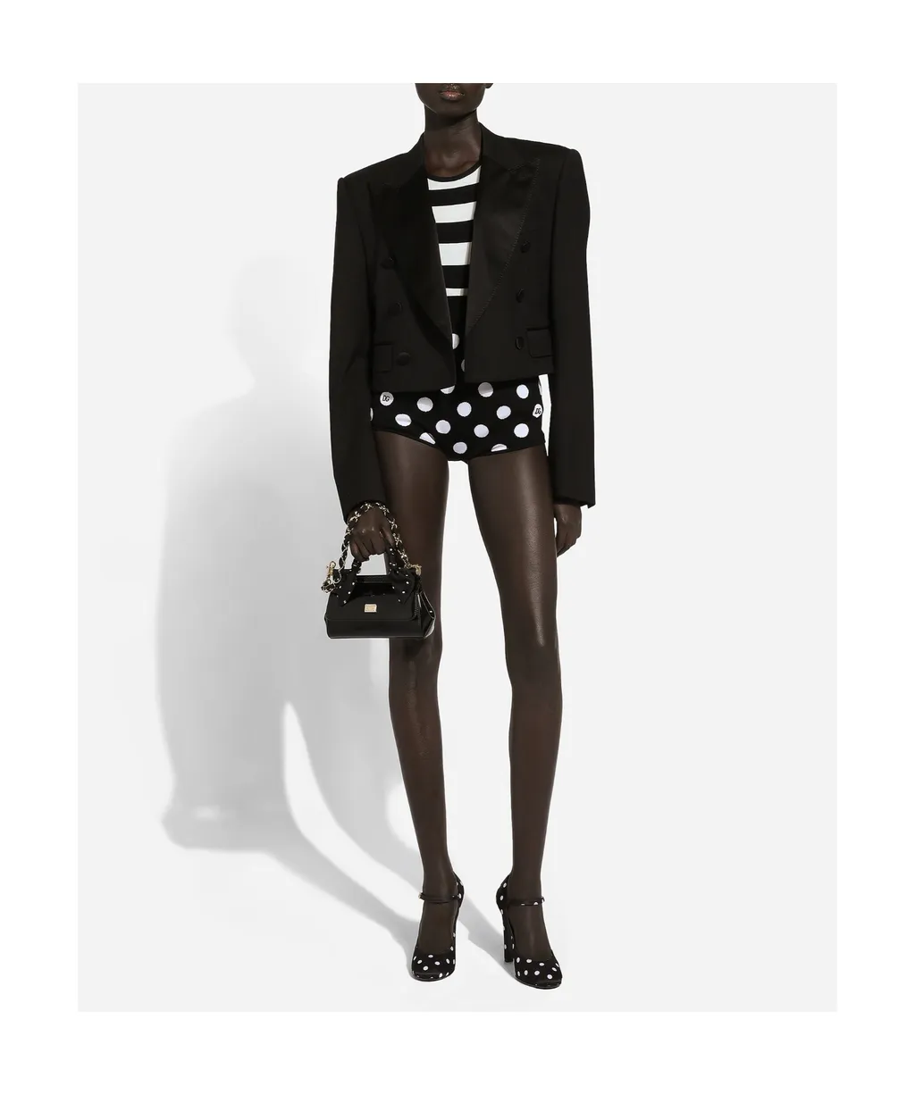Double Breasted Cropped Jacket