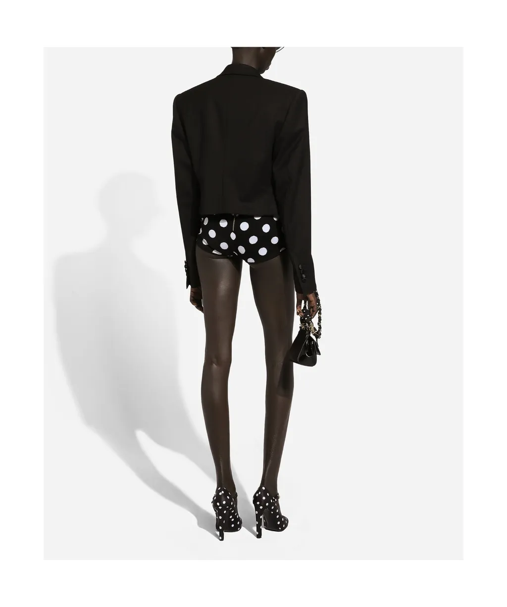 Double Breasted Cropped Jacket