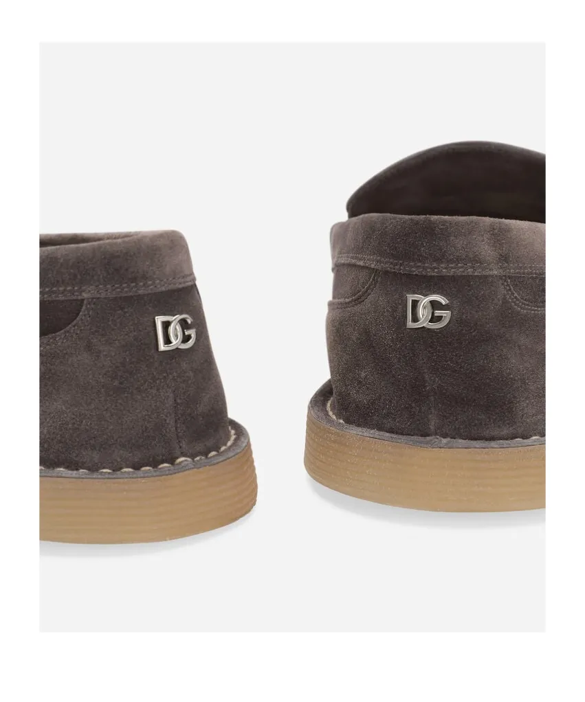 Dg Logo Plaque Loafers