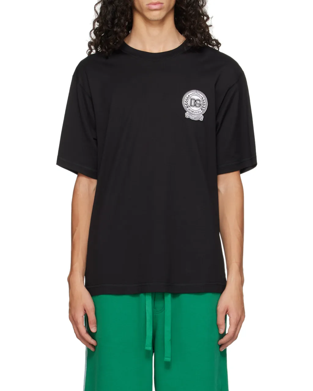 Logo Patch Crewneck T-Shirt