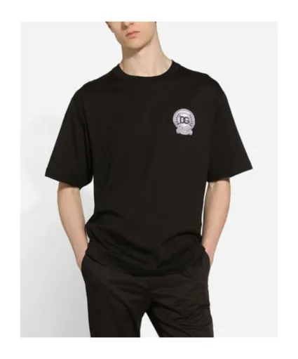 Logo Patch Crewneck T-Shirt