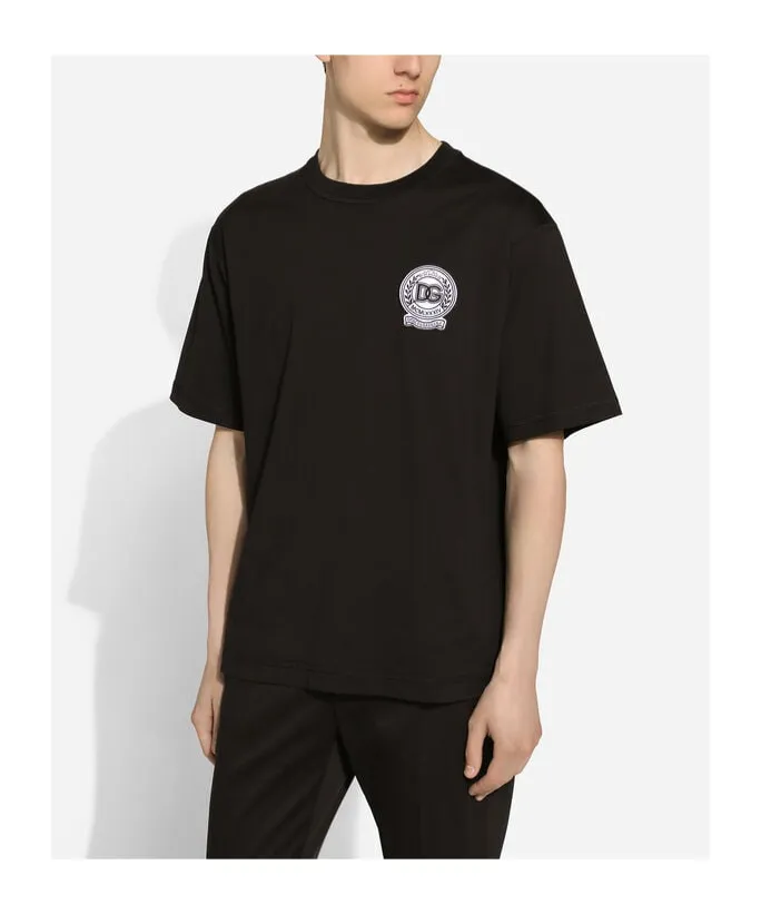 Logo Patch Crewneck T-Shirt