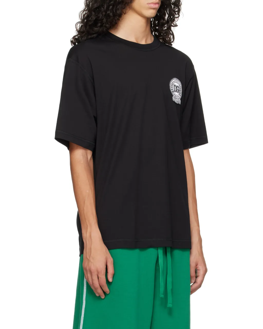 Logo Patch Crewneck T-Shirt