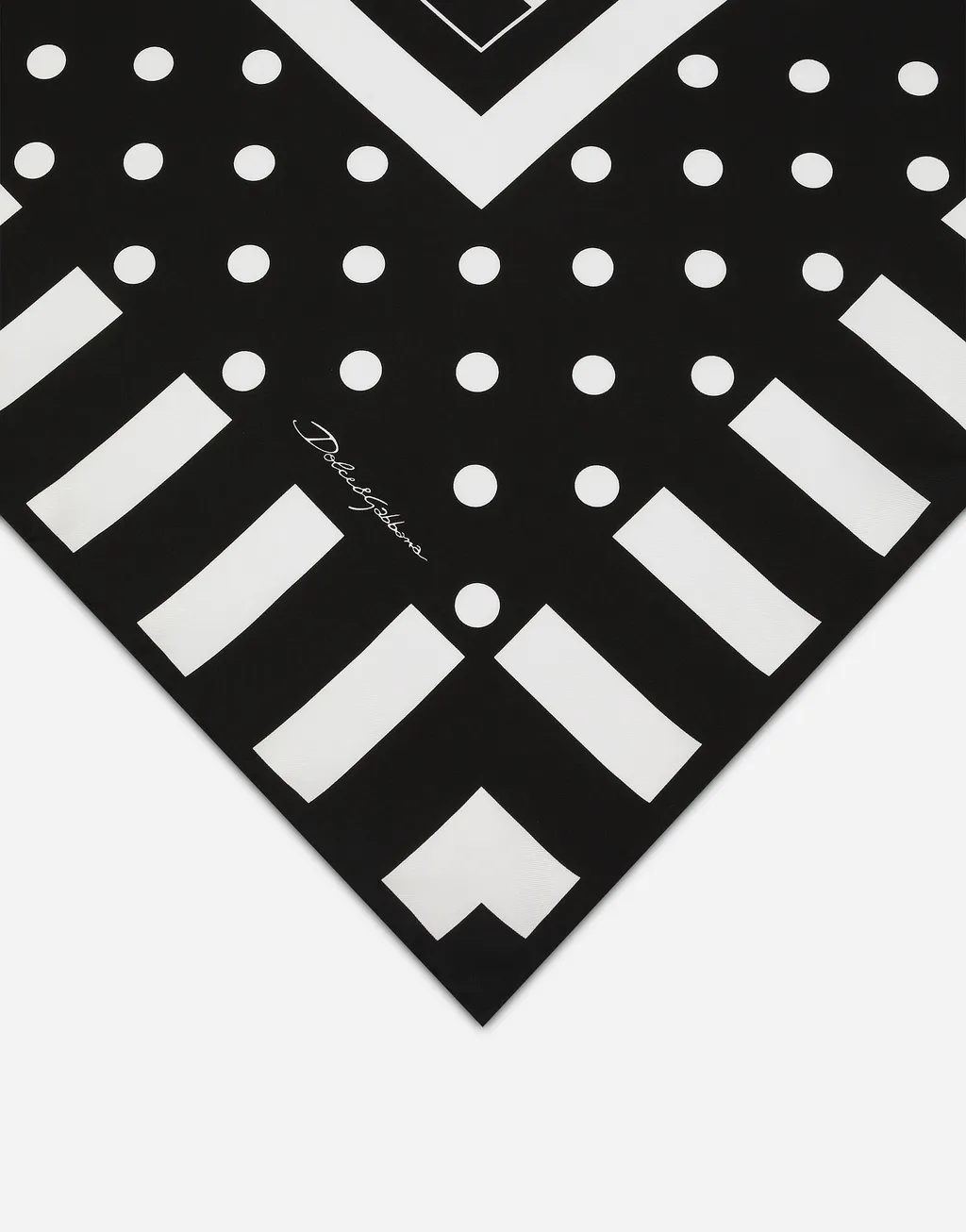 Striped Silk Scarf