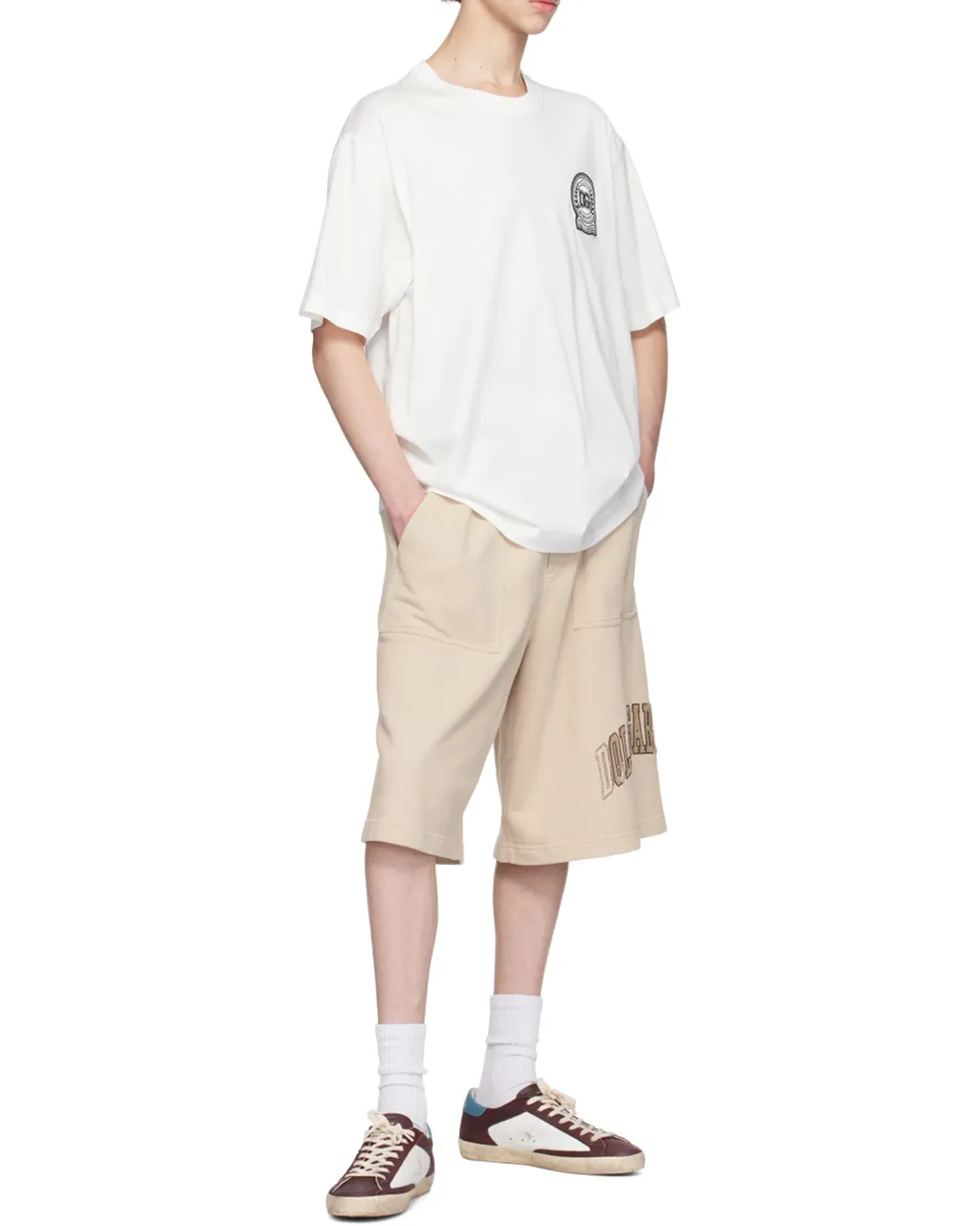 Logo Patch Crewneck T-Shirt