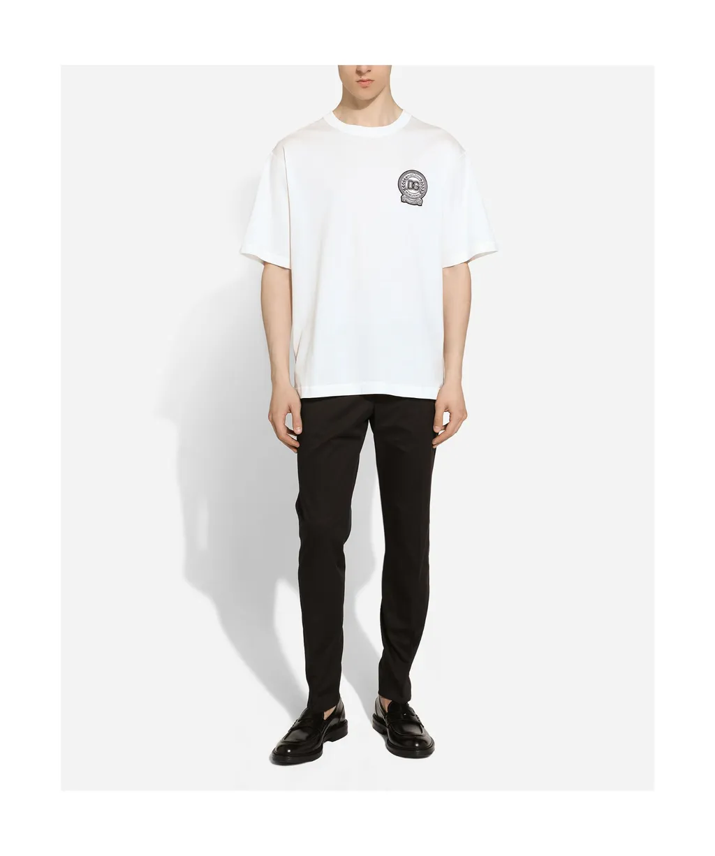 Logo Patch Crewneck T-Shirt