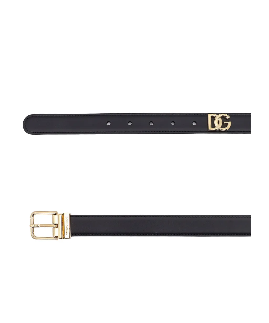 Dg Logo Plaque Buckle Belt