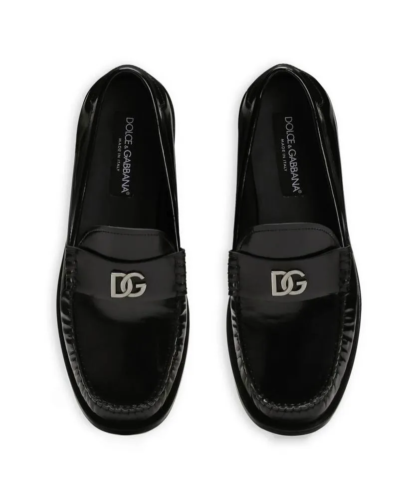Logo Plaque Loafers
