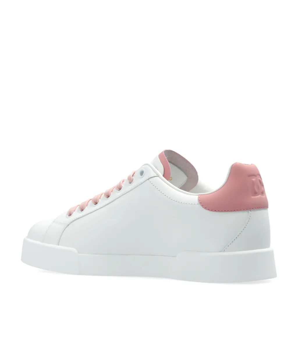 Portofino Dg Logo Perforated Sneakers