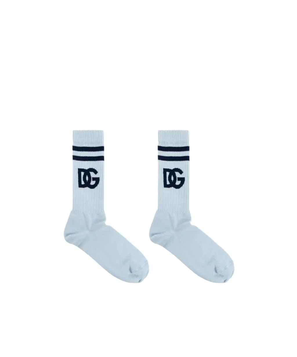 Logo Intarsia Socks