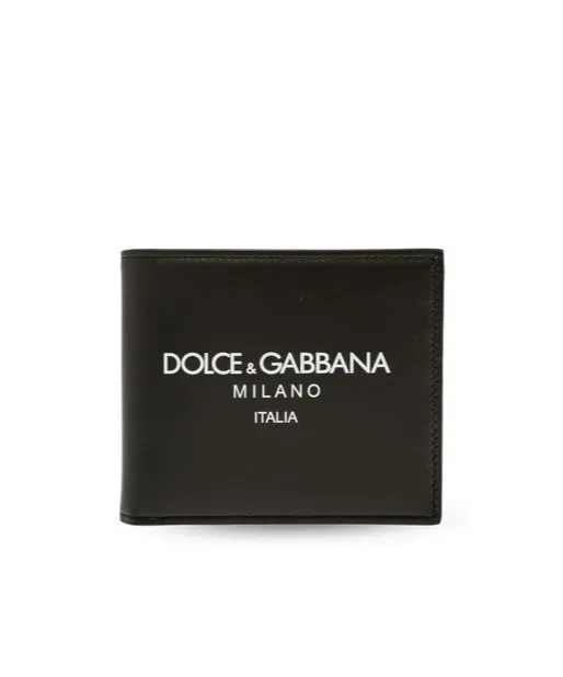 Logo Printed Bi-Fold Wallet