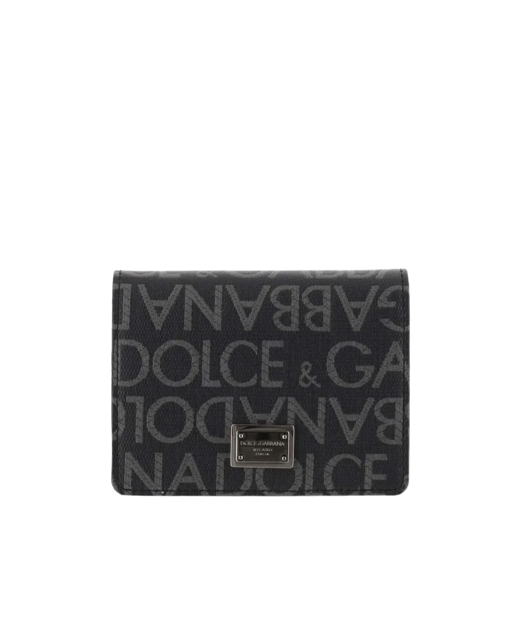 Logo Jacquard Card Holder