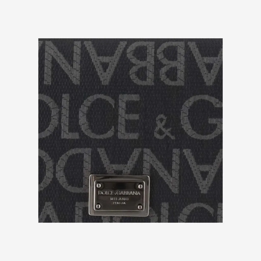 Logo Jacquard Card Holder