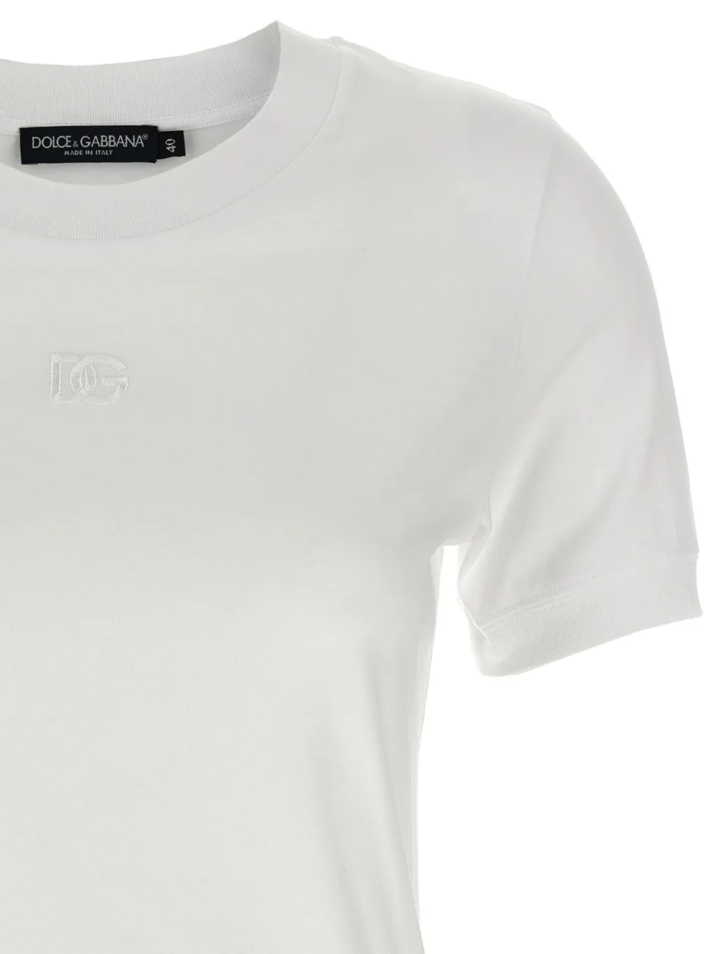 Logo Embroidered Crewneck T-Shirt
