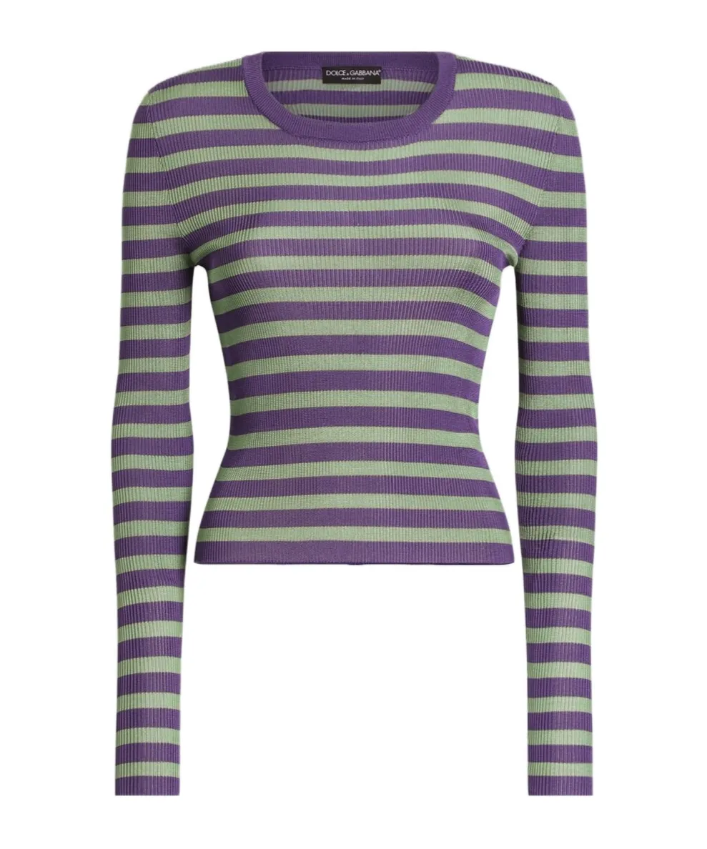 Striped Ribbed Sweater