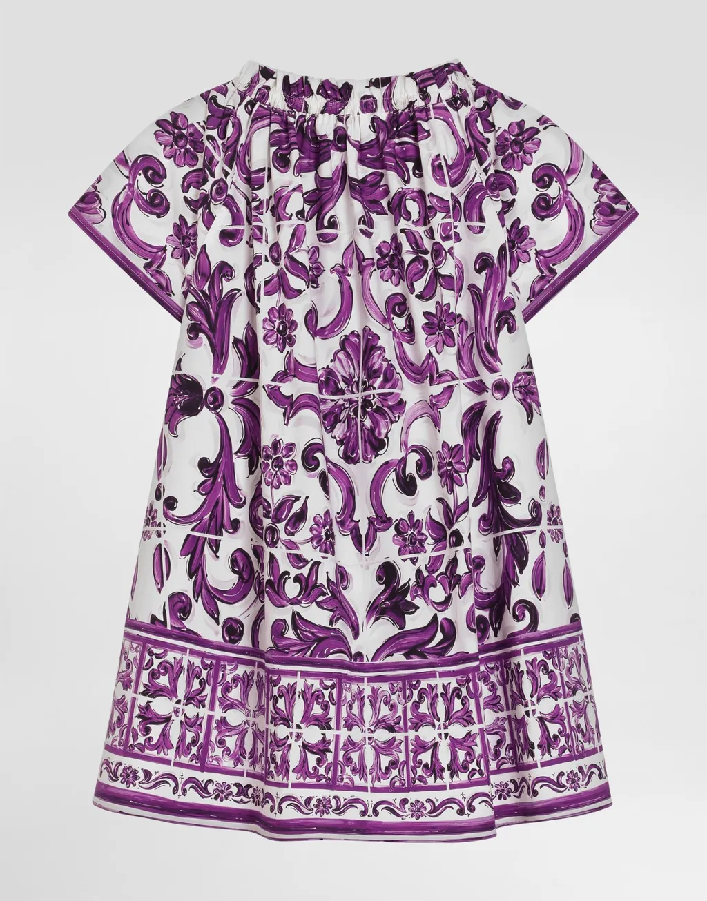 Graphic-Print Cotton Dress