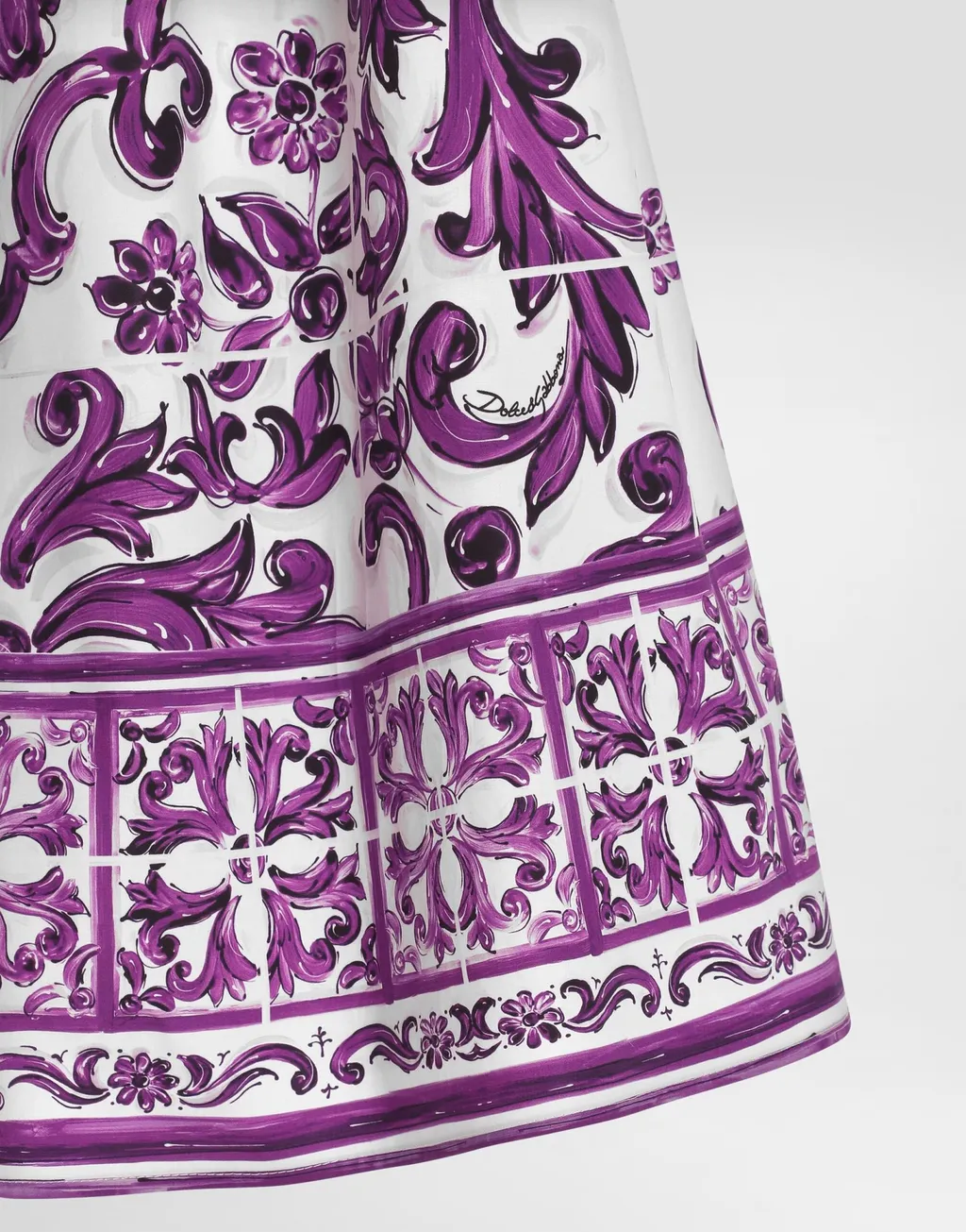 Graphic-Print Cotton Dress