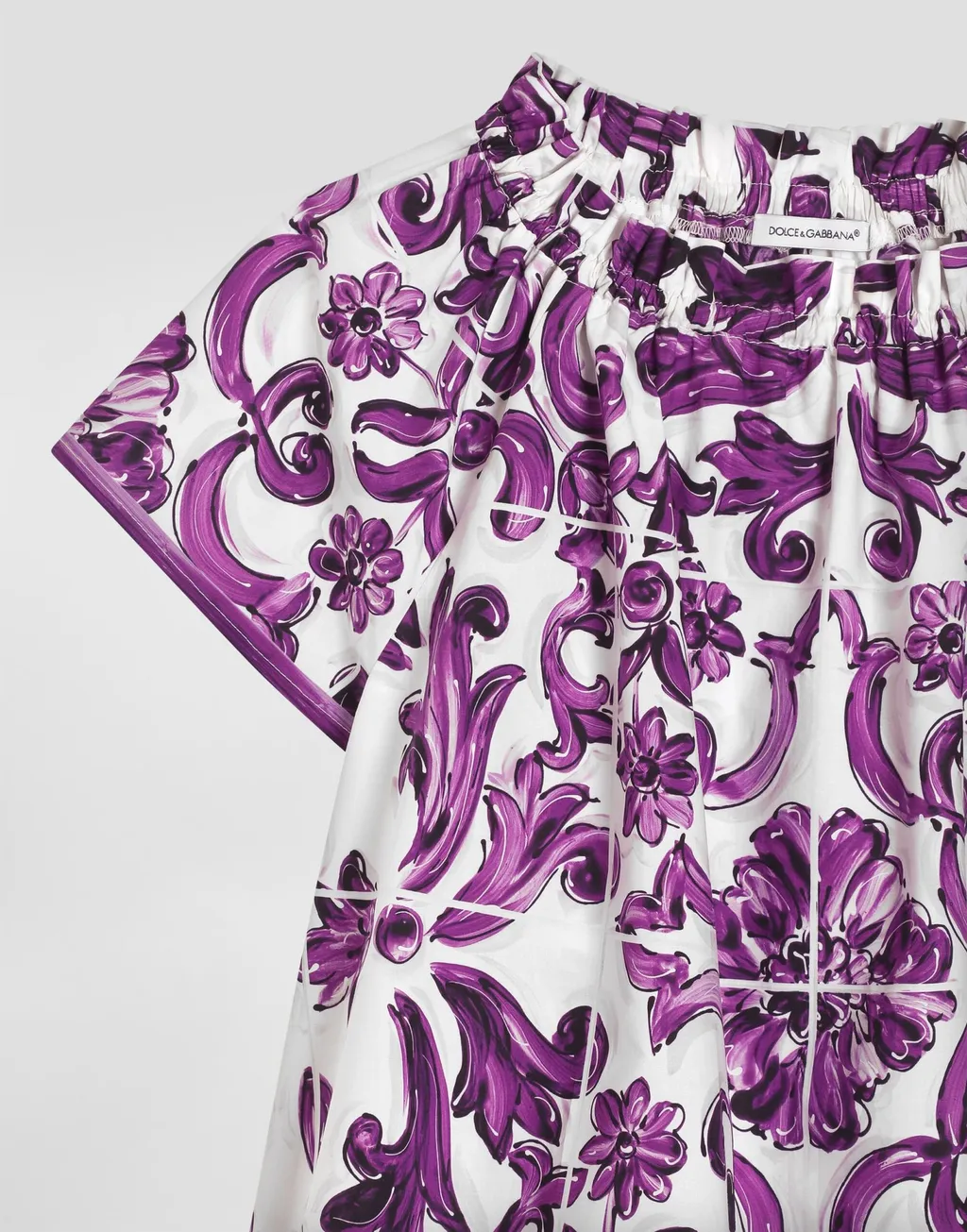 Graphic-Print Cotton Dress