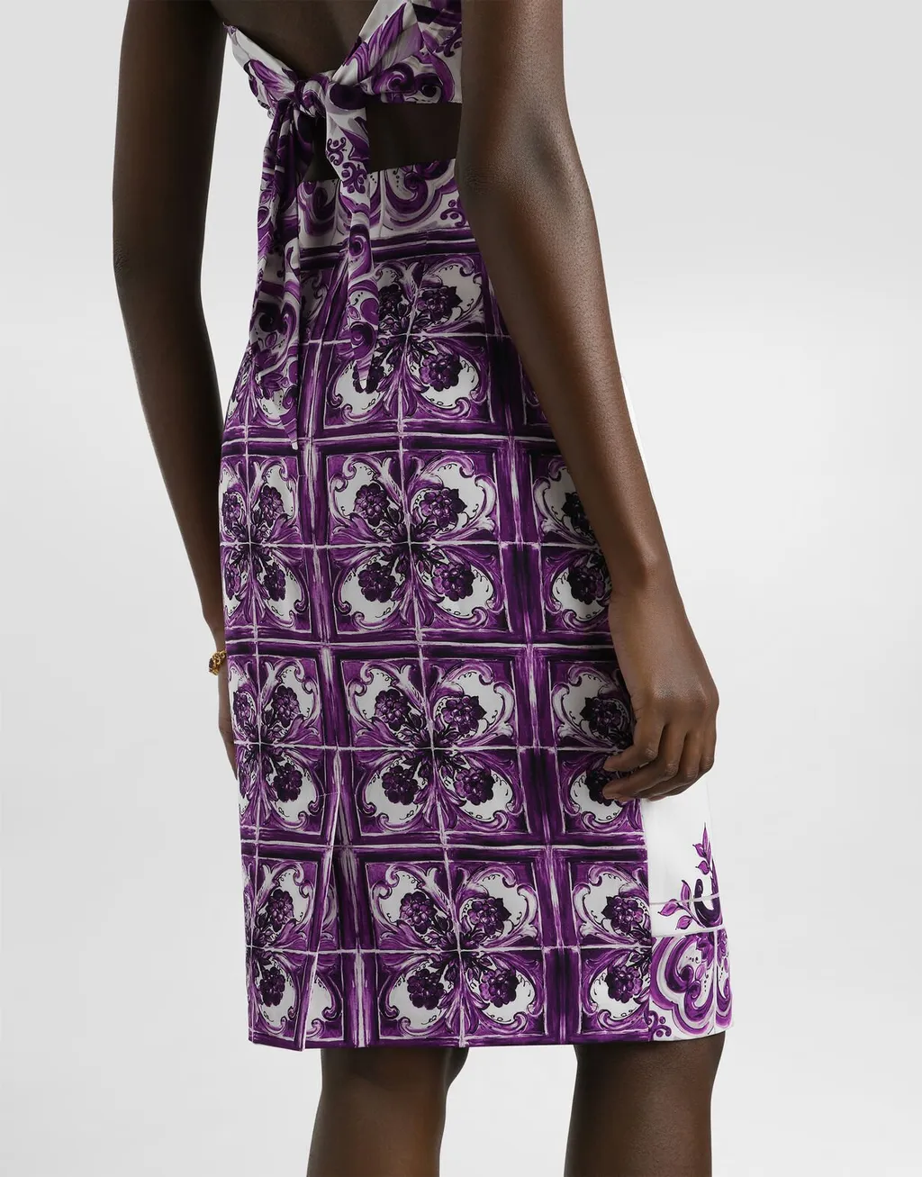 Graphic Printed Midi Skirt