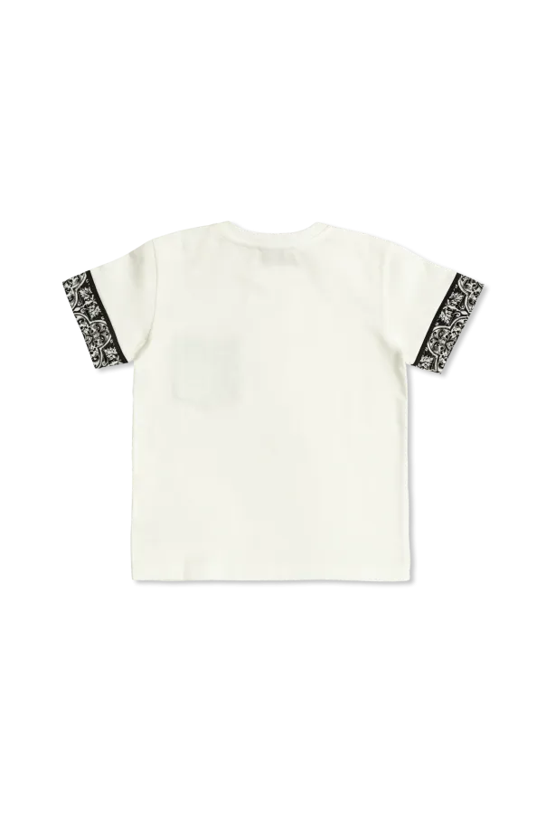 Majolica-Print Short-Sleeved Jersey T-Shirt