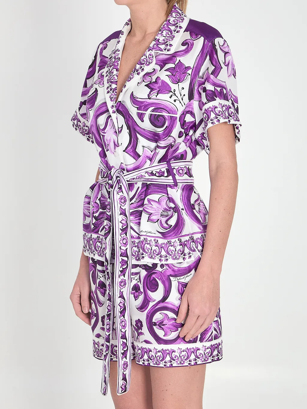 Majolica Printed Short-Sleeved Shirt