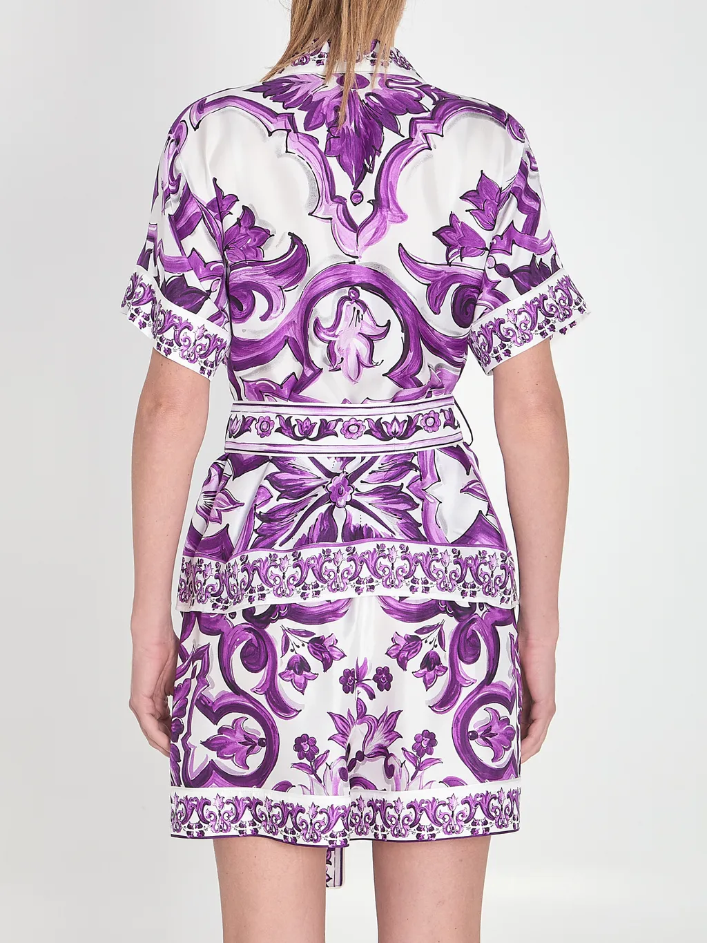Majolica Printed Short-Sleeved Shirt