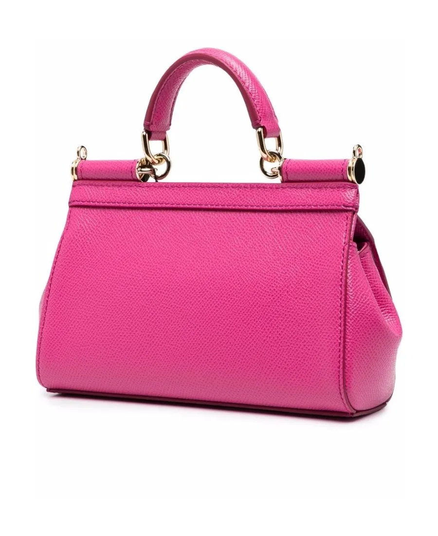 Dolce Sicily Sml Lthr Tote Bag