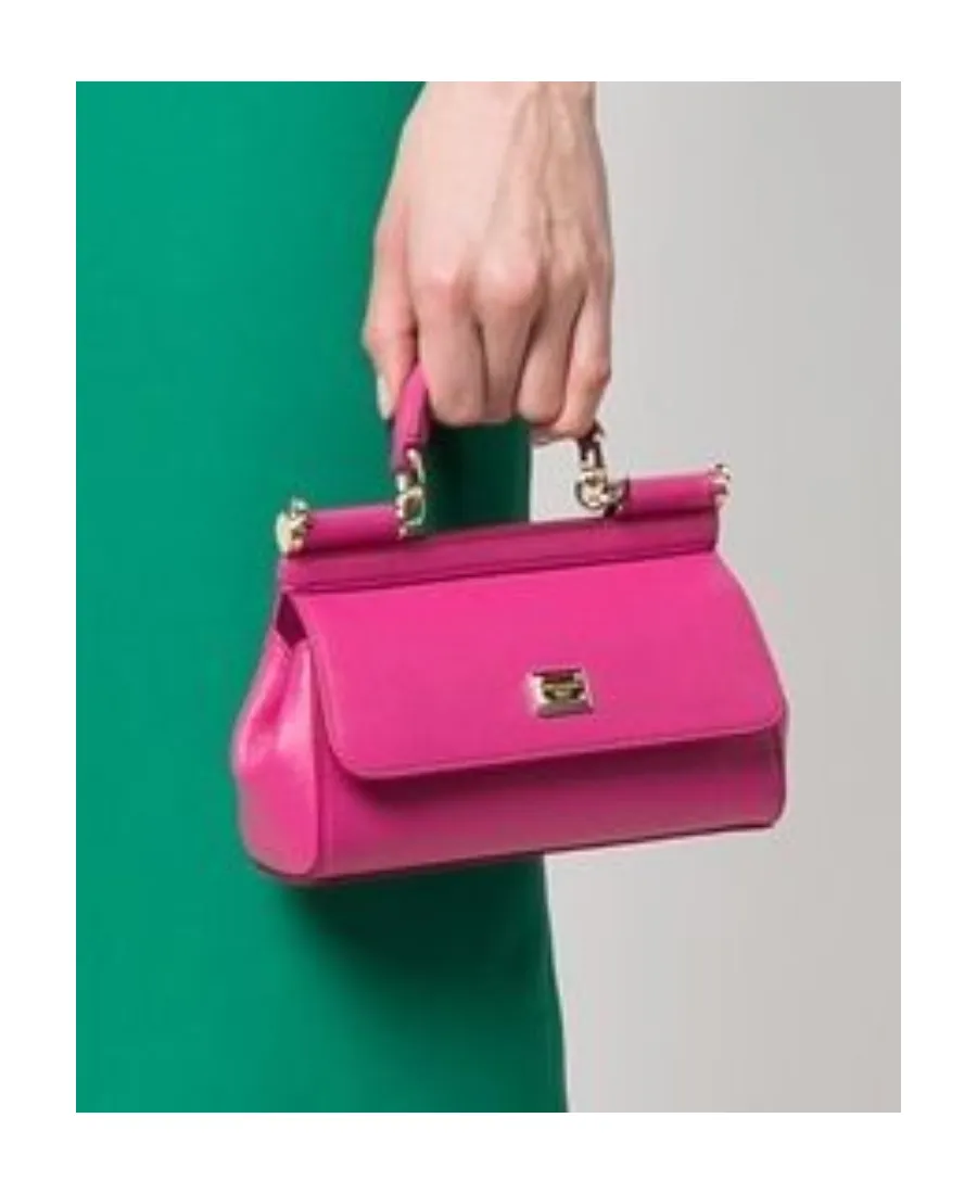 Dolce Sicily Sml Lthr Tote Bag