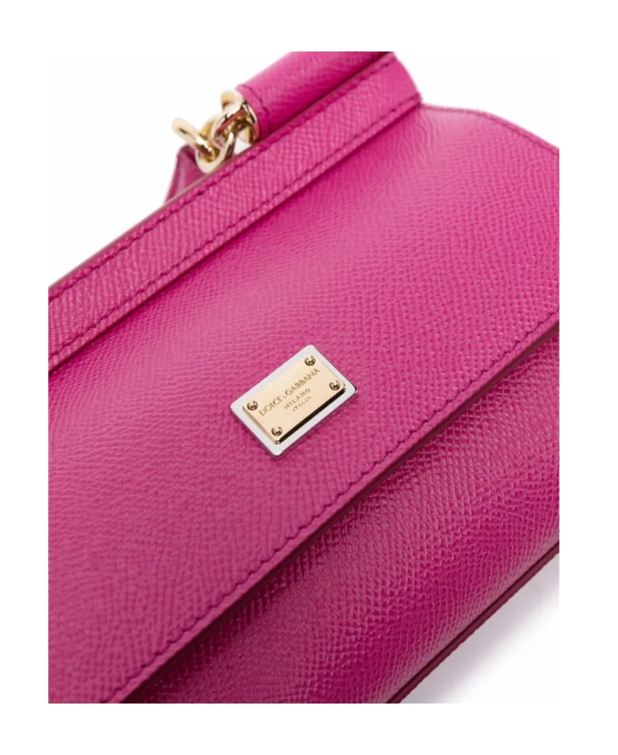 Dolce Sicily Sml Lthr Tote Bag