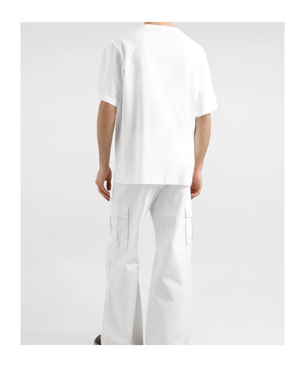 Rose-Embroidered T-Shirt