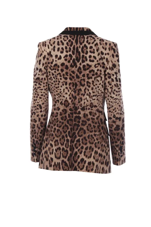 Leopard Print Blazer