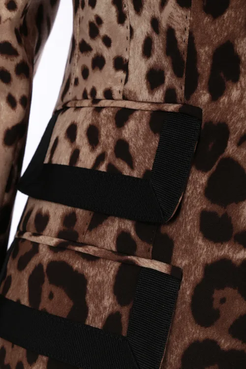 Leopard Print Blazer