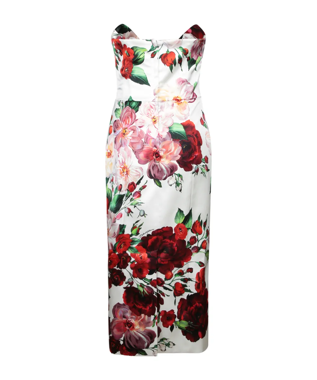 Floral Printed Sleeveless Dress