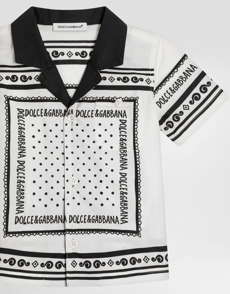 Bandana-Print Shirt