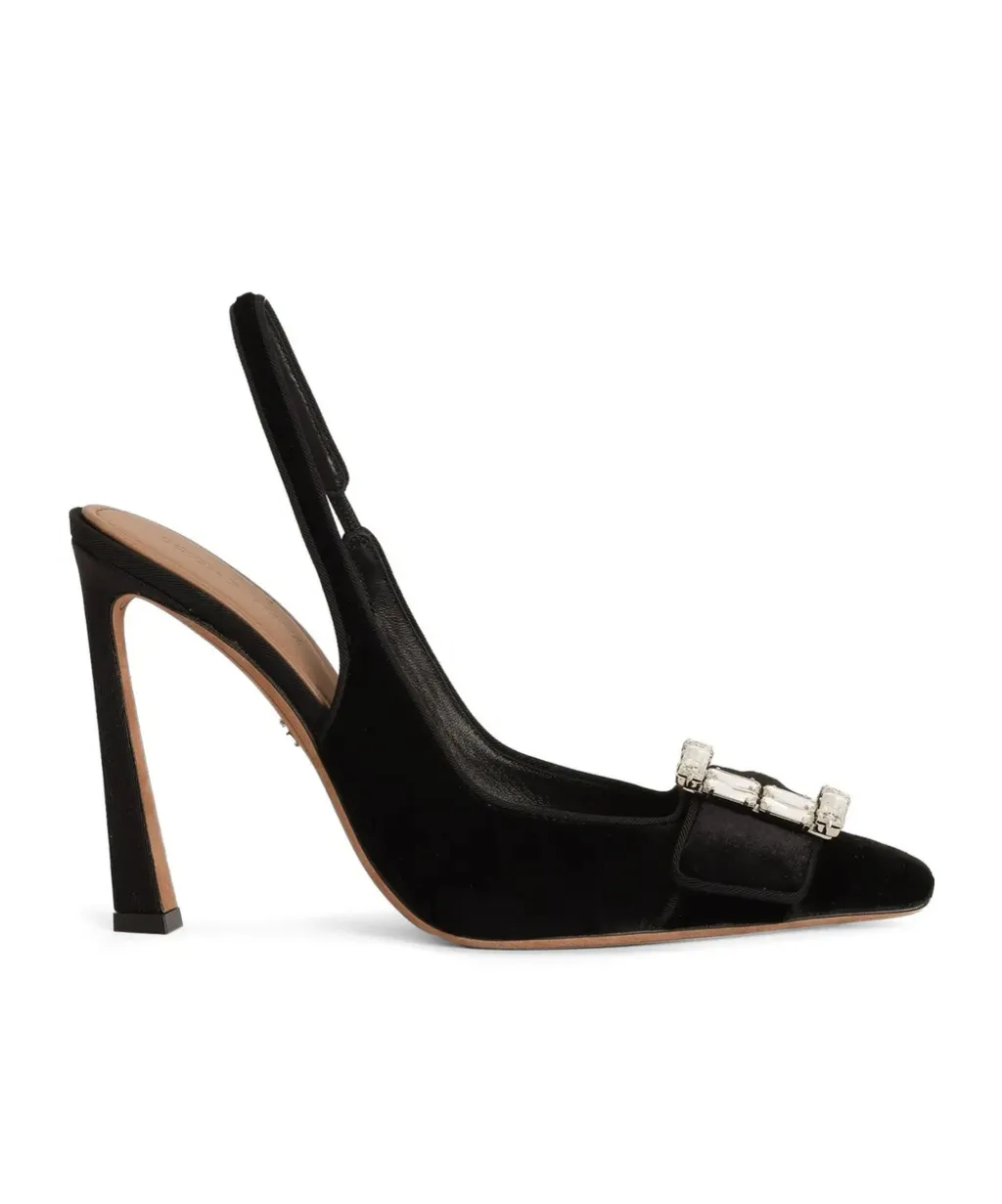 Buckle-Detailing Slingbacks