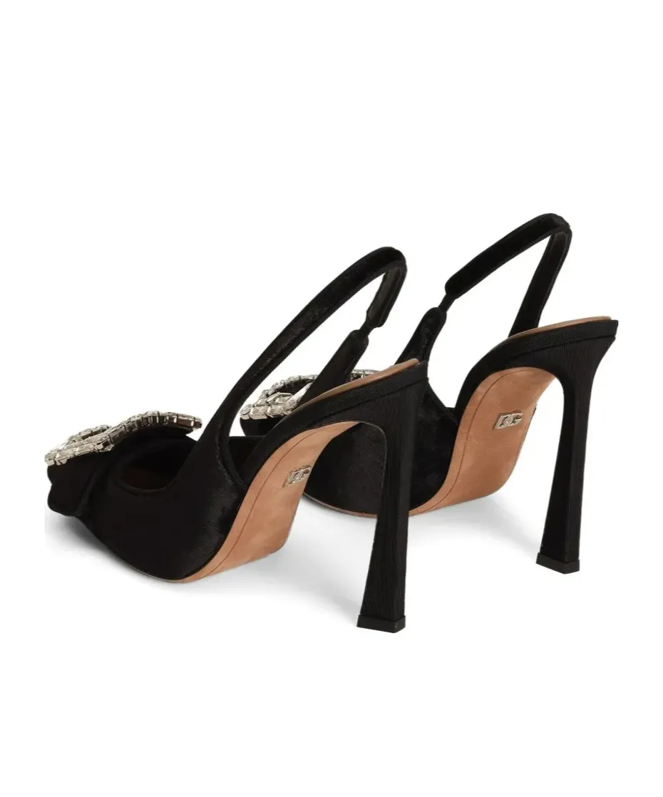 Buckle-Detailing Slingbacks