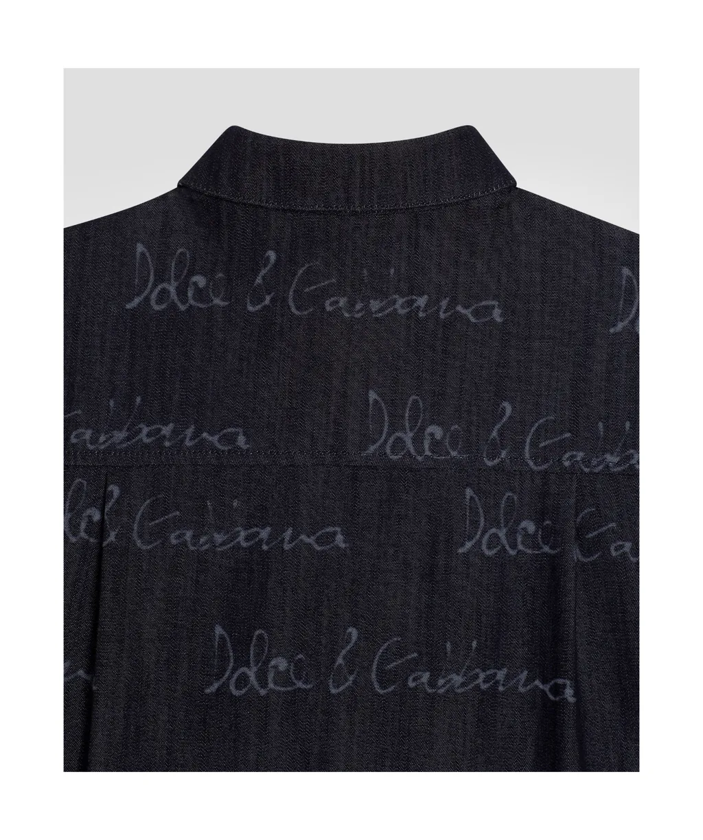 Denim Logo Shirt