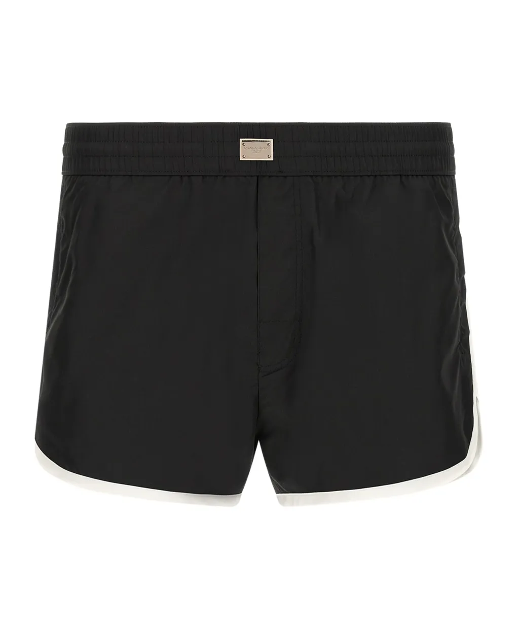 Logo Tag Swim Trunks