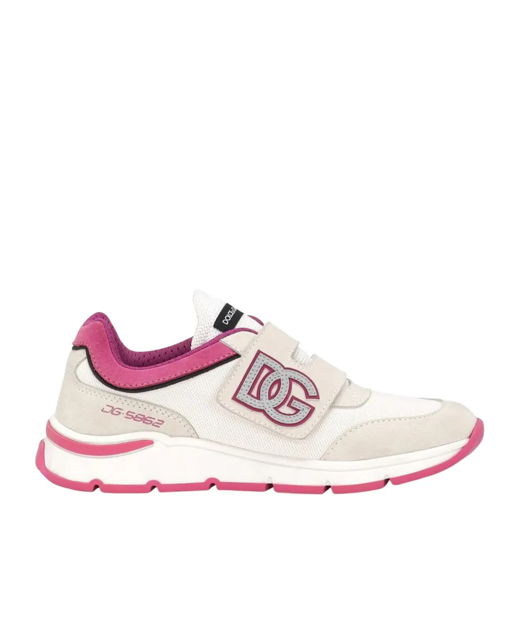 Dg-Appliqué Touch-Strap Sneakers