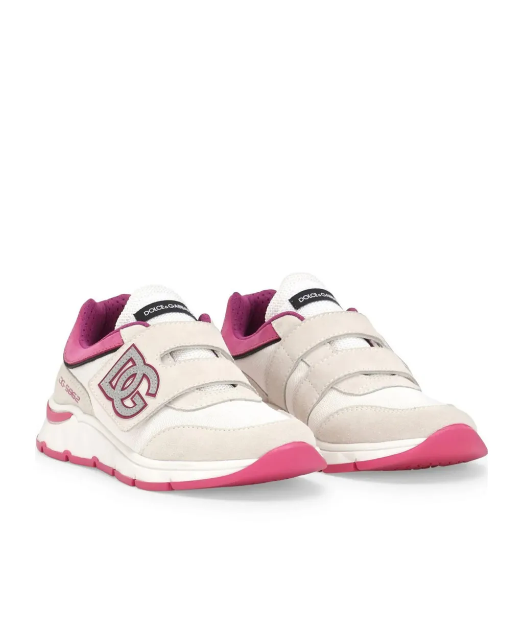Dg-Appliqué Touch-Strap Sneakers
