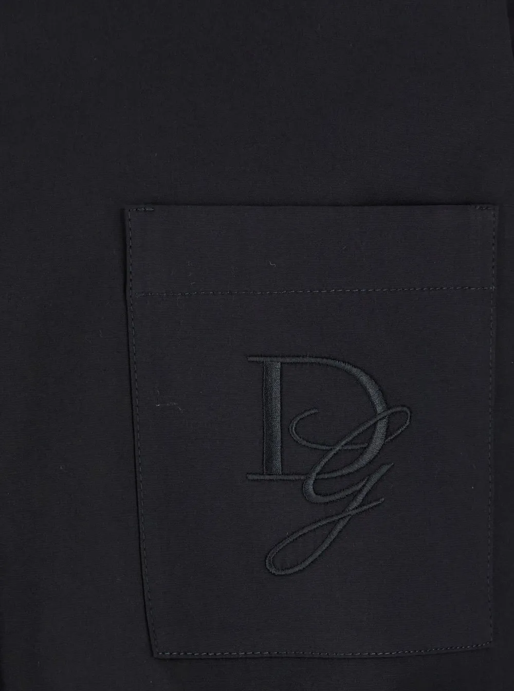 Dg Embroidered Long-Sleeved Shirt